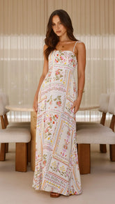Jaylene Maxi Dress - Leah Print