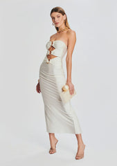 Lily Lycra Maxi Dress