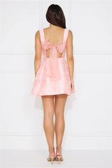 Empowered Elegance Mini Dress Pink