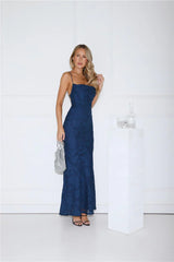 Bridge To Wonderland Maxi Dress Navy