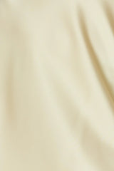 Yours To Love Satin Halter Mini Dress Yellow
