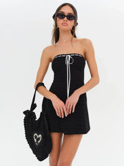 Mayfair Crochet Mini Dress