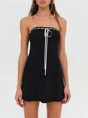 Mayfair Crochet Mini Dress